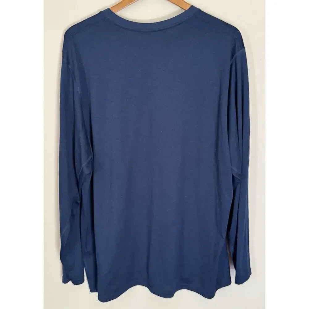 Nike Dri-Fit Men’s 2XL Xavier Musketeers Blue Long Sleeve Shirt